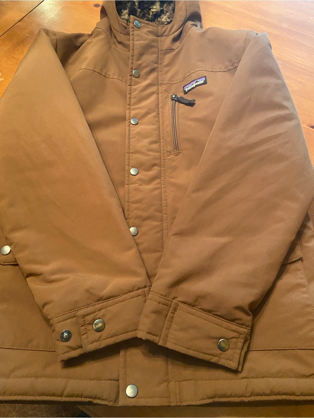 Boys' Infurno Jacket - Patagonia Worn
Wear size 12 Owl Brown - Picture 5 of 12